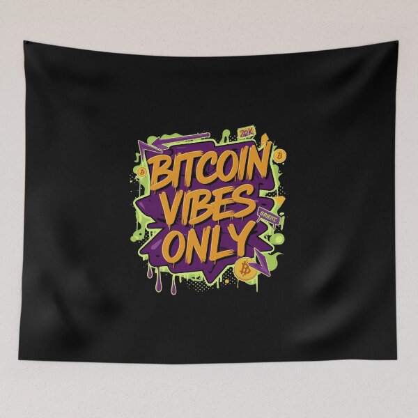Item preview, Crypto Future Bitcoin Vibes Only  designed and sold by RadDeck.