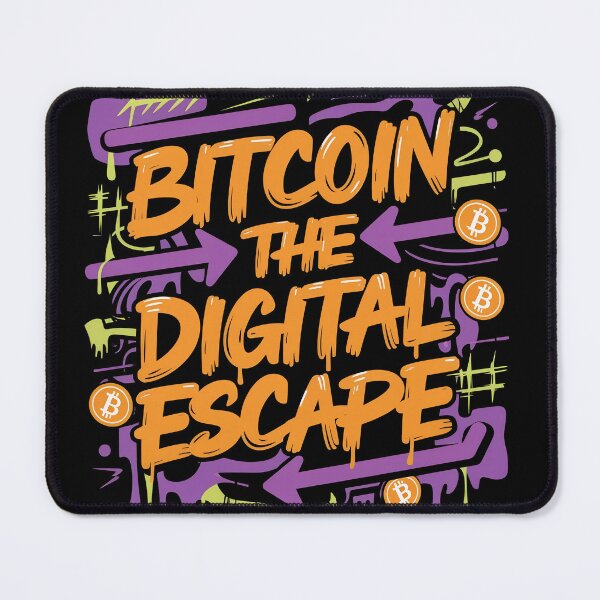 Item preview, Finance Meets Tech Bitcoin The Digital Escape  designed and sold by RadDeck.