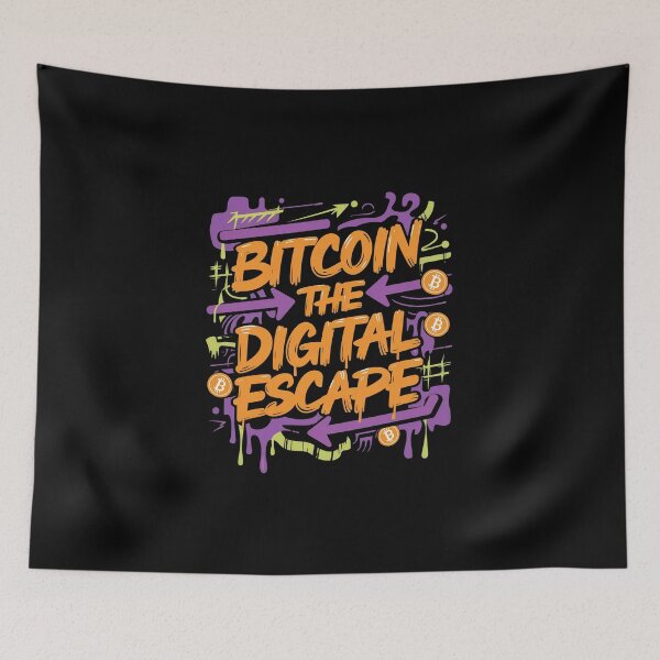 Item preview, Finance Meets Tech Bitcoin The Digital Escape  designed and sold by RadDeck.