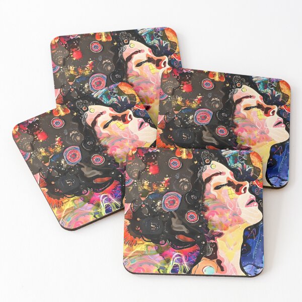 Item preview, Colourful collage of a women designed and sold by fotofeast.