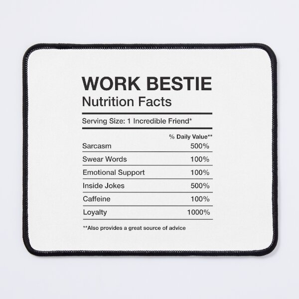 Item preview, WORK BESTIE GIFT office humor friendship colleague coworker designed and sold by w1ckerman.