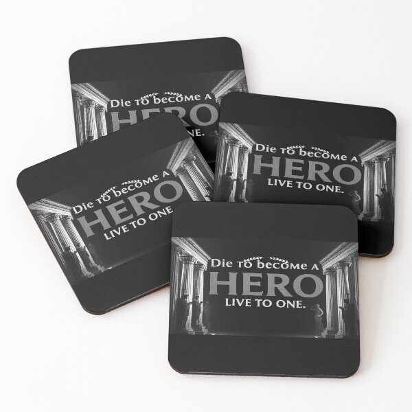 Item preview, Die to become a hero, live as one  designed and sold by COOLKJS0.
