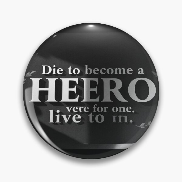 Item preview, Die to become a hero, live as one 03 designed and sold by COOLKJS0.