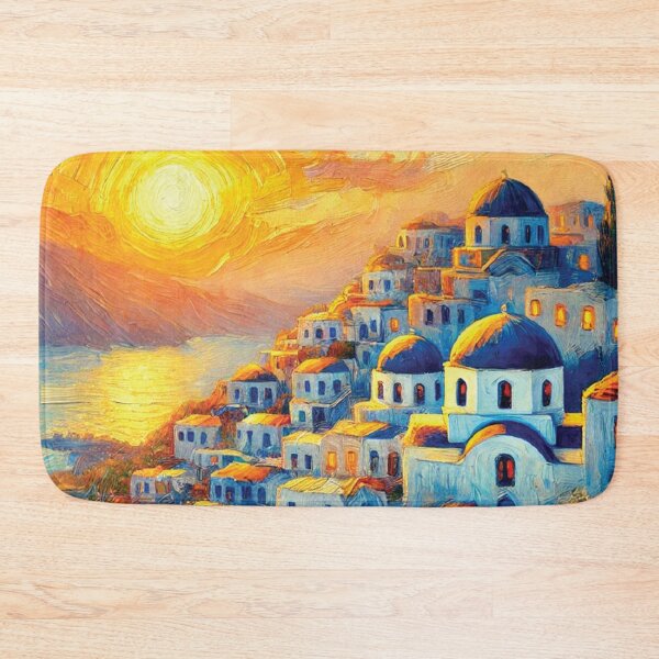 Item preview, Santorini sunset designed and sold by Era-of-Traveler.