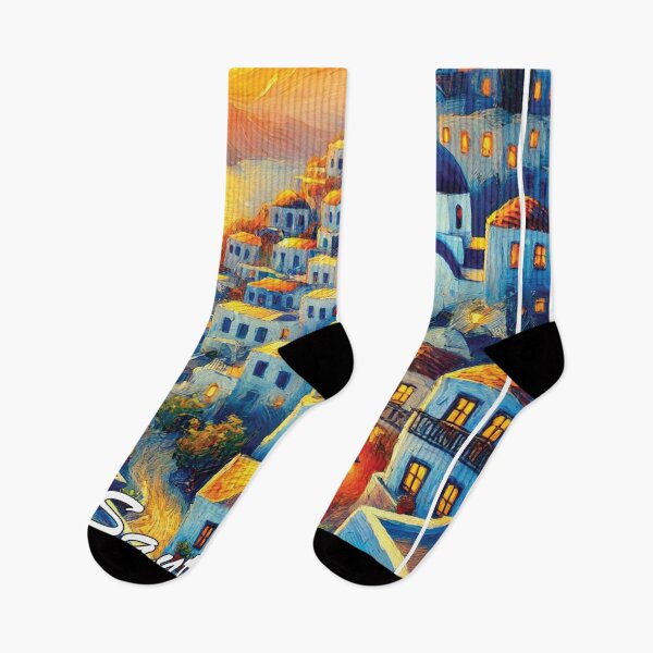 Item preview, Santorini sunset designed and sold by Era-of-Traveler.