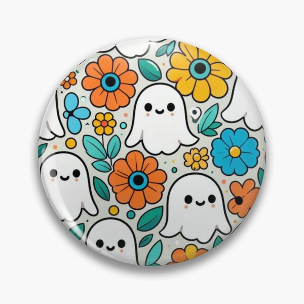 Item preview, Cute Spooky Ghost Floral designed and sold by DeeCeeFashion.