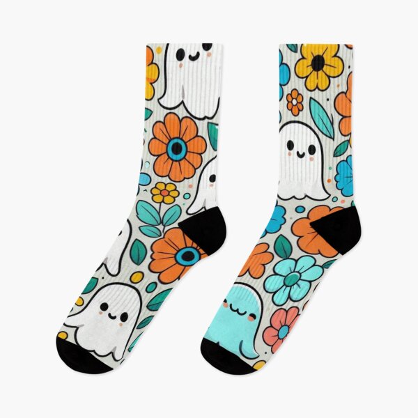 Item preview, Cute Spooky Ghost Floral designed and sold by DeeCeeFashion.