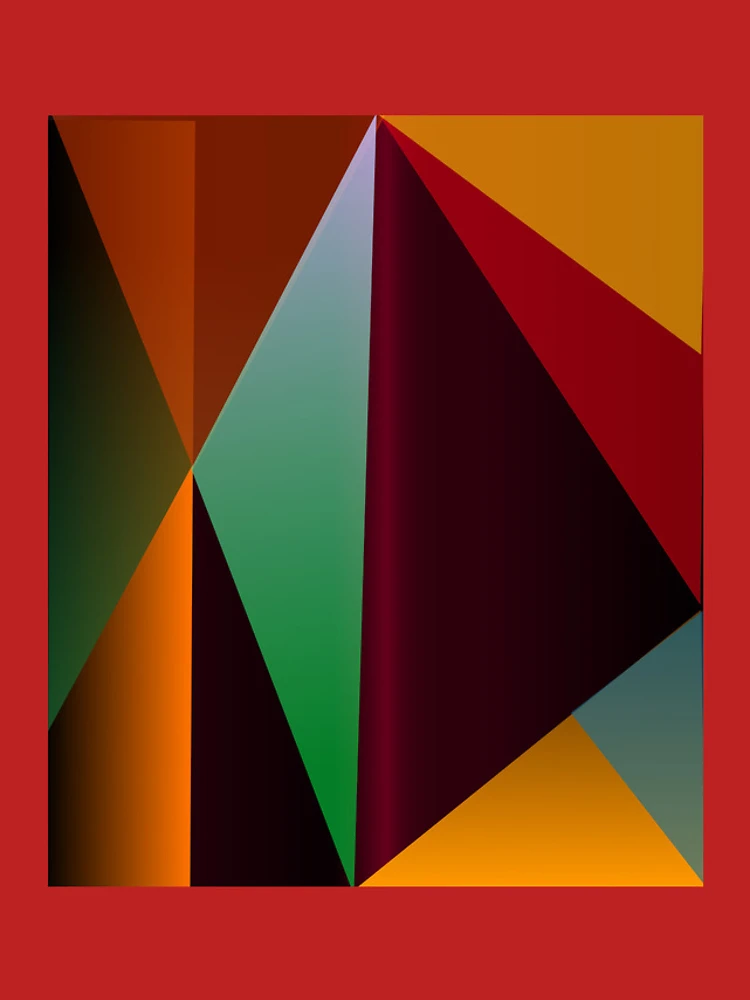 Thumbnail 4 of 4, iPhone Case, Colorful Gradient Pyramids designed and sold by RGSMOOTHFINGER.