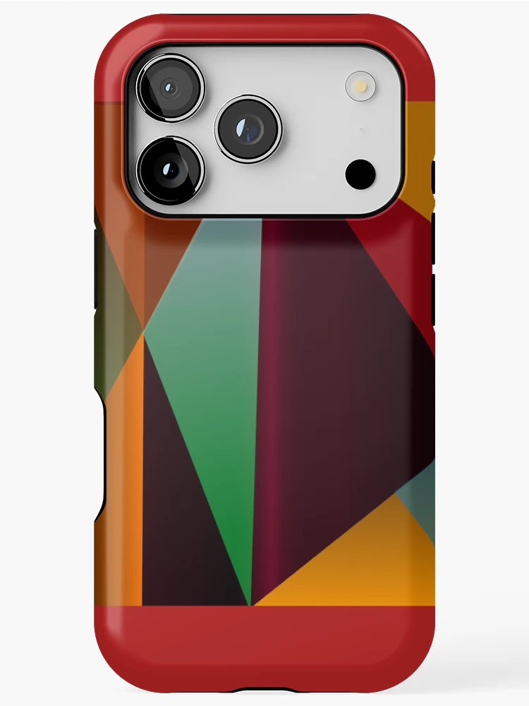 Thumbnail 1 of 4, iPhone Case, Colorful Gradient Pyramids designed and sold by RGSMOOTHFINGER.