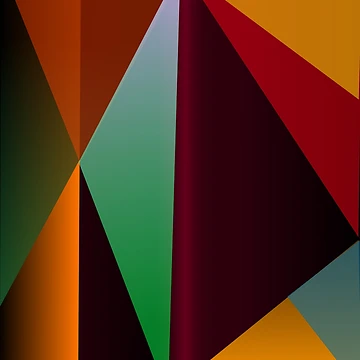 Artwork thumbnail, Colorful Gradient Pyramids by RGSMOOTHFINGER