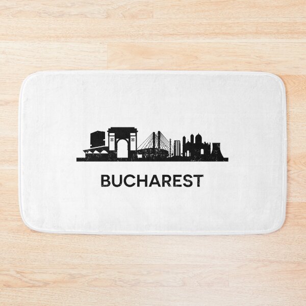 Item preview, Bucharest Skyline Silhouette Black designed and sold by strixvariaart.
