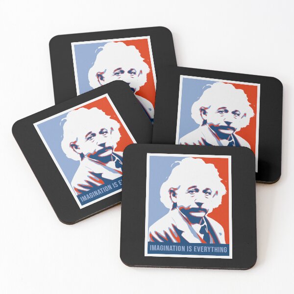 Item preview, Albert Einstein Imagination is Everything Physics Art designed and sold by kakarikihill.