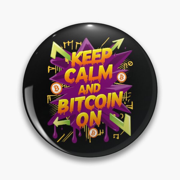Item preview, Crypto Evolution Keep Calm and Bitcoin On designed and sold by RadDeck.