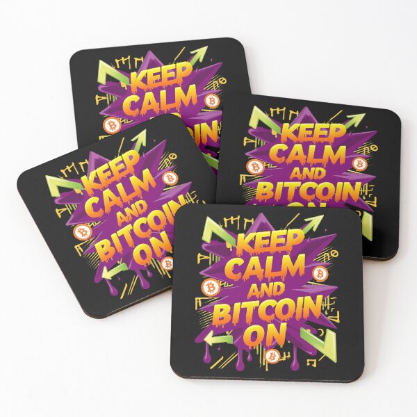 Item preview, Crypto Evolution Keep Calm and Bitcoin On designed and sold by RadDeck.