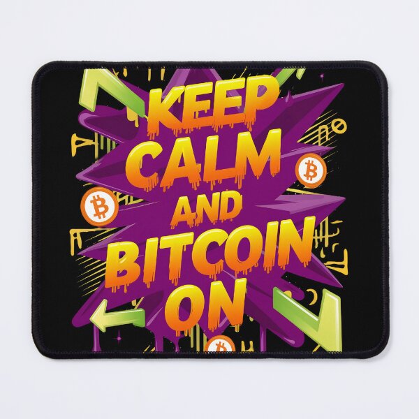 Item preview, Crypto Evolution Keep Calm and Bitcoin On designed and sold by RadDeck.