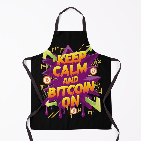 Item preview, Crypto Evolution Keep Calm and Bitcoin On designed and sold by RadDeck.