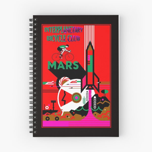 Item preview, INTERPLANETARY BICYCLE CLUB; Publicidad en Marte designed and sold by posterbobs.