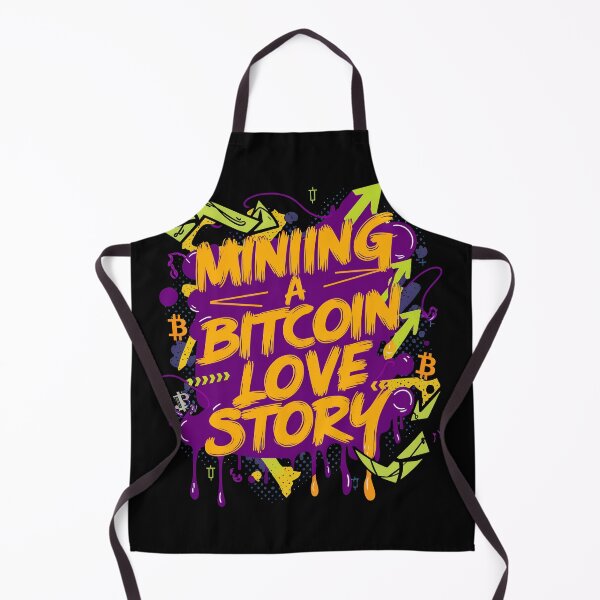 Item preview, Mining A Bitcoin Love Story designed and sold by RadDeck.