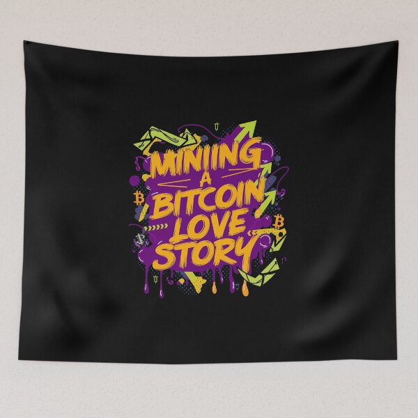 Item preview, Mining A Bitcoin Love Story  designed and sold by RadDeck.
