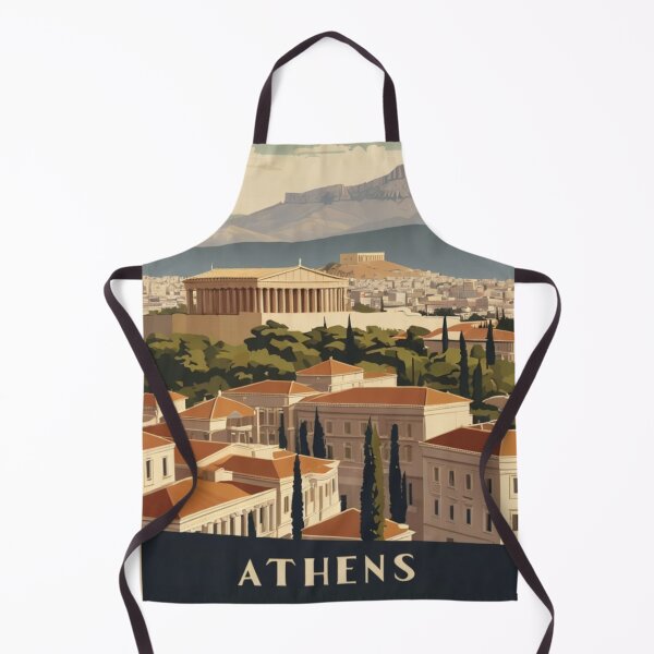 Artikelvorschau, 009 Vintage Athen, Griechenland Poster Design entworfen und verkauft von Alexis Art Collection.
