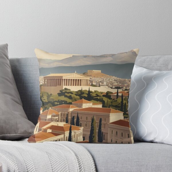 Artikelvorschau, 009 Vintage Athen, Griechenland Poster Design entworfen und verkauft von Alexis Art Collection.