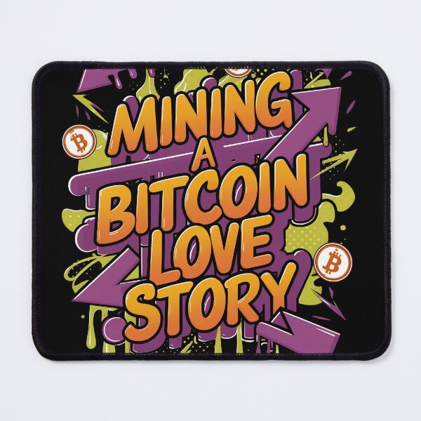 Item preview, Mining A Bitcoin Love Story  designed and sold by RadDeck.