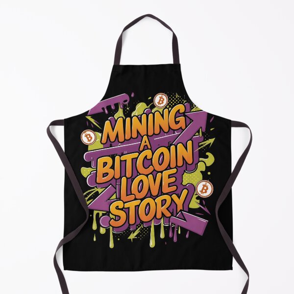 Item preview, Mining A Bitcoin Love Story designed and sold by RadDeck.