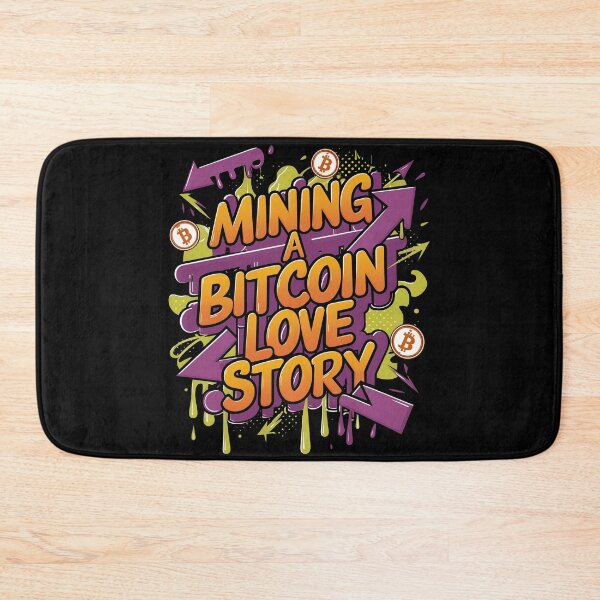 Item preview, Mining A Bitcoin Love Story  designed and sold by RadDeck.