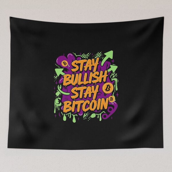 Item preview, Stay Bullish Stay Bitcoin  designed and sold by RadDeck.