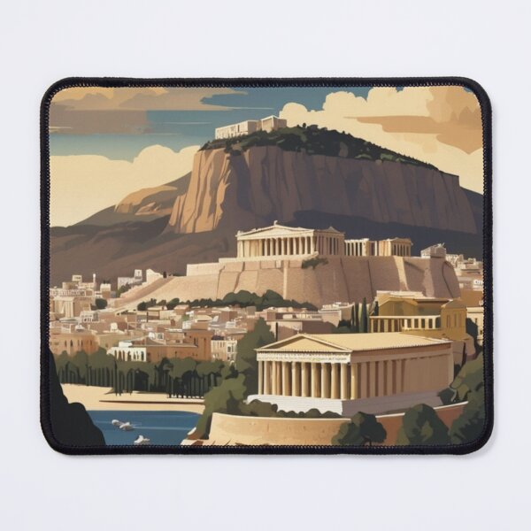 Artikelvorschau, 010 Vintage Athen, Griechenland Poster-Design entworfen und verkauft von Alexis Art Collection.