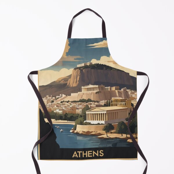 Artikelvorschau, 010 Vintage Athen, Griechenland Poster-Design entworfen und verkauft von Alexis Art Collection.