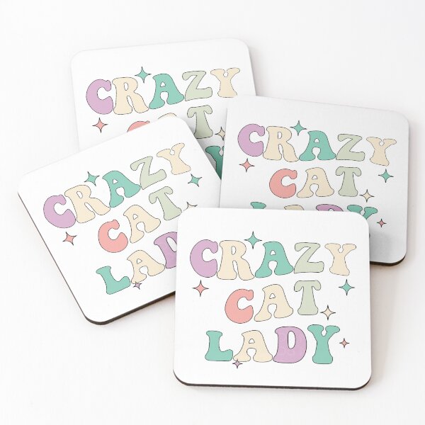 Item preview, cat lady designed and sold by menheraaudino.