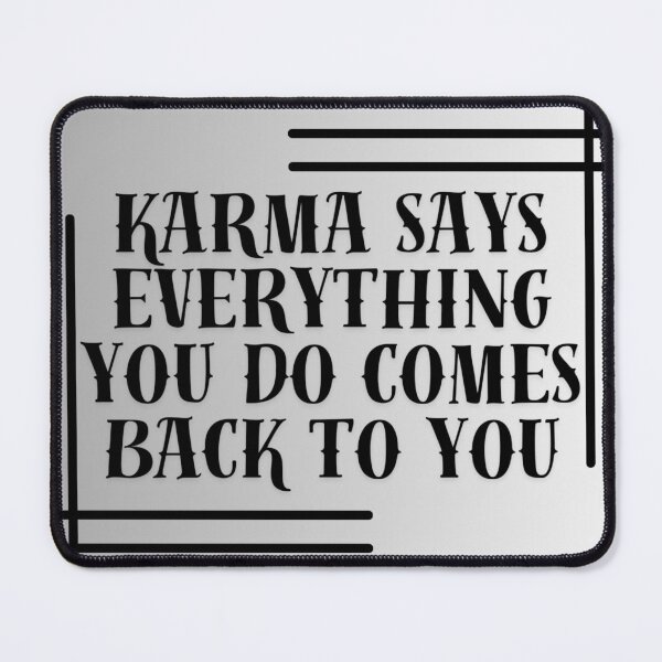 Item preview, "Karma's Echo: The Return of Every Action." designed and sold by IndianShopper.