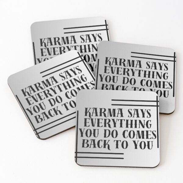 Item preview, "Karma's Echo: The Return of Every Action." designed and sold by IndianShopper.