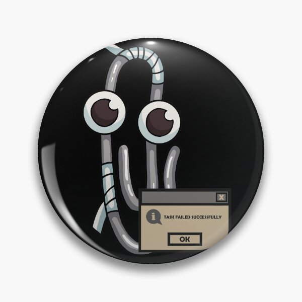 Item preview, Clippy Office Assistant - Task Failed Successfully designed and sold by FFgraphix-za.