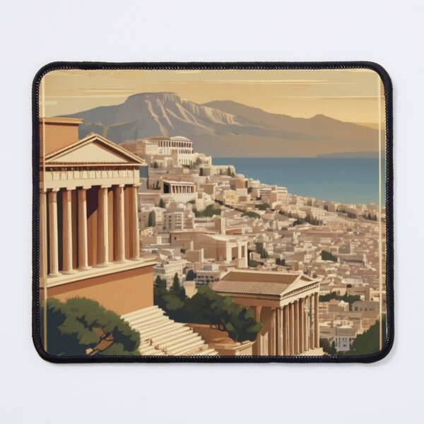 Item preview, 011 Vintage Athens, Greece Poster Design designed and sold by Alexis Art Collection.