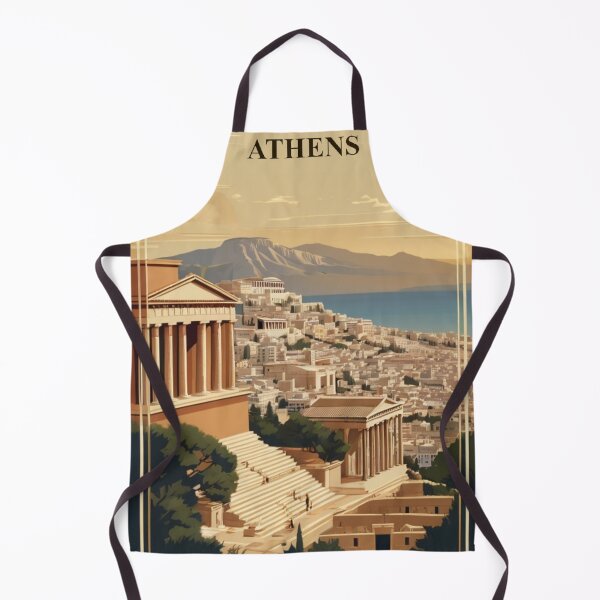 Artikelvorschau, 011 Vintage Athen, Griechenland Poster Design entworfen und verkauft von Alexis Art Collection.