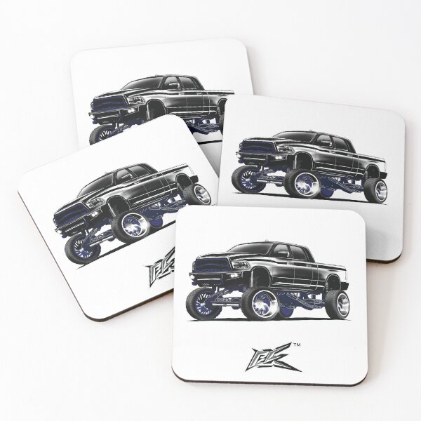 Item preview, large american v8 diesel truck deep pearl black designed and sold by NaquashM.