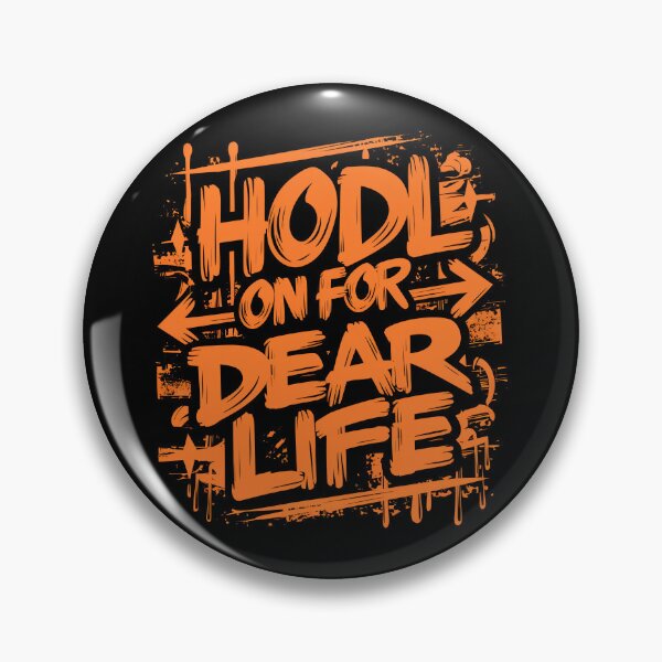 Item preview, HODL on for Dear Life Bitcoin Mining Rig Unlocking Crypto Wealth designed and sold by RadDeck.