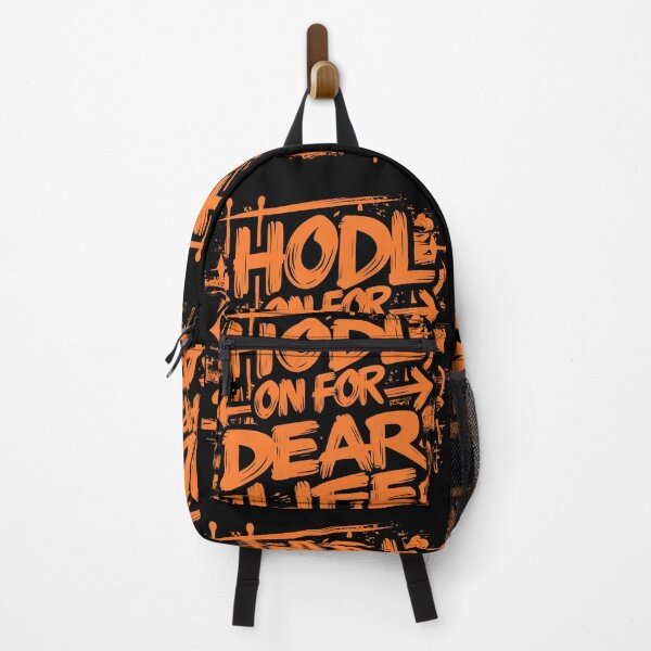 Item preview, HODL on for Dear Life Bitcoin Mining Rig Unlocking Crypto Wealth designed and sold by RadDeck.