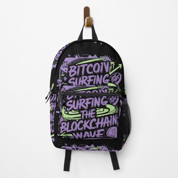 Item preview, Bitcoin Surfing The Blockchain Wave  designed and sold by RadDeck.