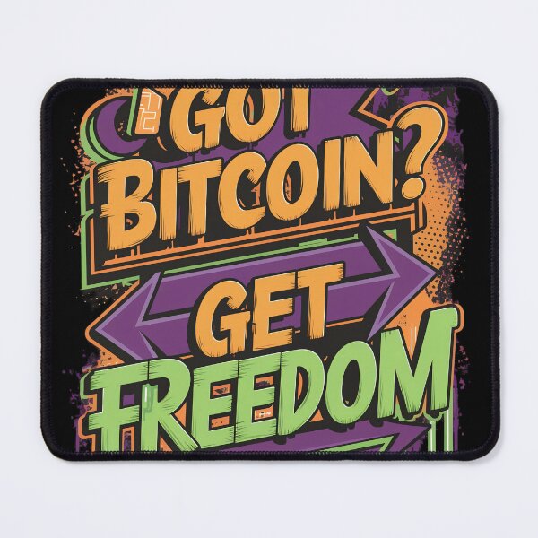 Item preview, Got Bitcoin Get Freedom designed and sold by RadDeck.