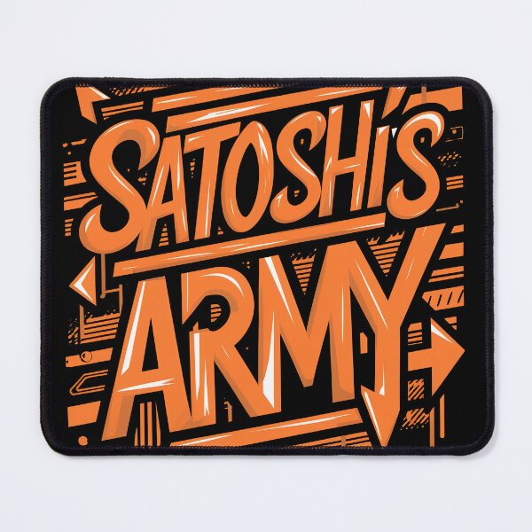 Item preview, Bitcoin-Inspired Digital Art Satoshi's Army designed and sold by RadDeck.