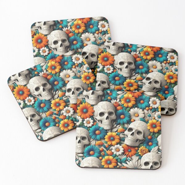 Item preview, Hide Skull Floral designed and sold by DeeCeeFashion.