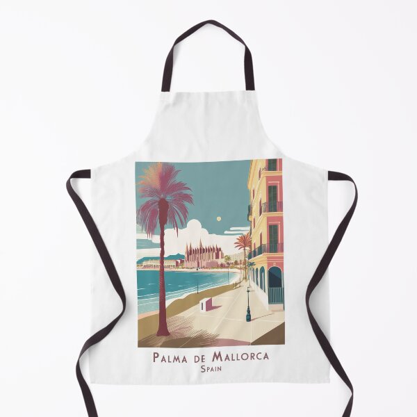 Item preview, Palma de Mallorca retro travel poster – minimalist vintage tourism design designed and sold by pod24.