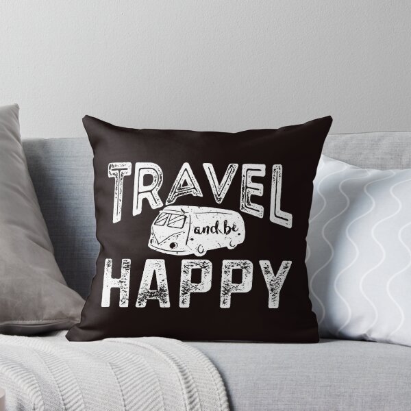 Item preview, Travel and Be Happy Funny Yarn Bomb T-Shirt Gift: "Travel and Be Happy" | Wanderer | Gift for Travelers | Road Trip | Airports designed and sold by larspat.
