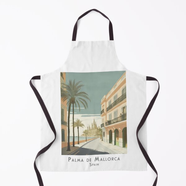 Item preview, Palma de Mallorca vintage travel poster – retro tourism design with cathedral designed and sold by pod24.