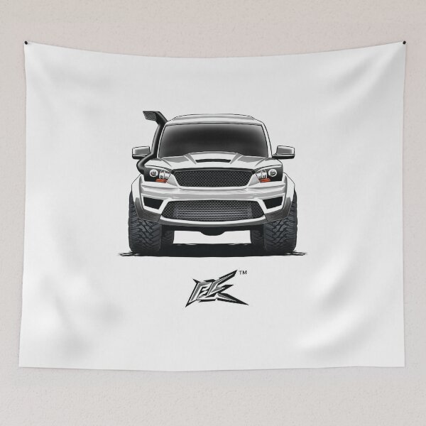 Item preview, widebody mahindra scorpio white  designed and sold by NaquashM.