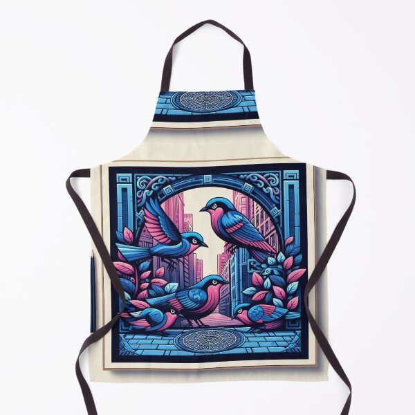 Item preview, Urban Birds in Vibrant Colors designed and sold by Sadia Jannat.