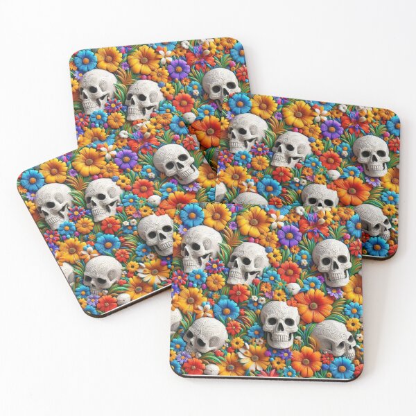 Item preview, Hidden Skull Floral designed and sold by DeeCeeFashion.